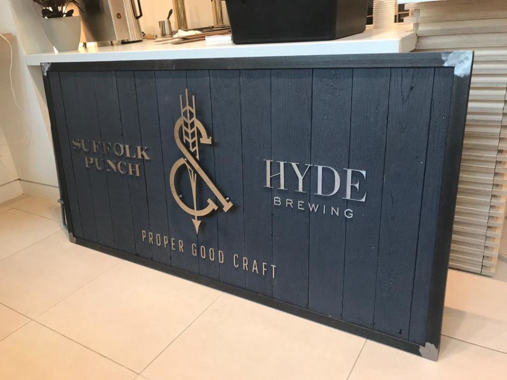 Hyde Brewing Sign