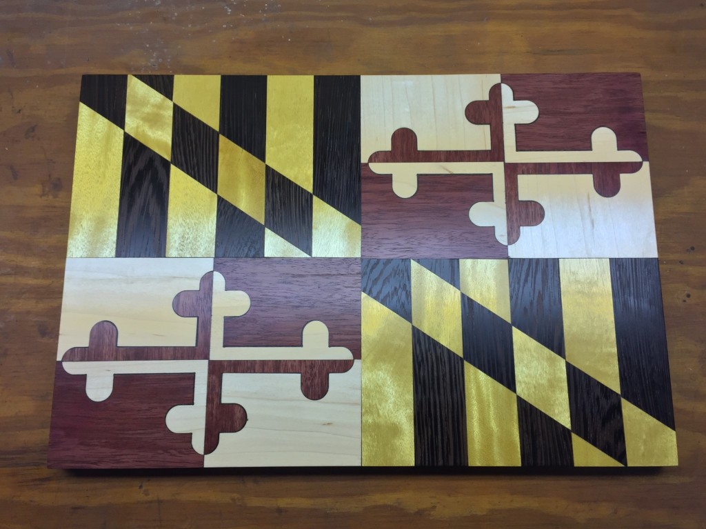 MD Flag Cutting Board