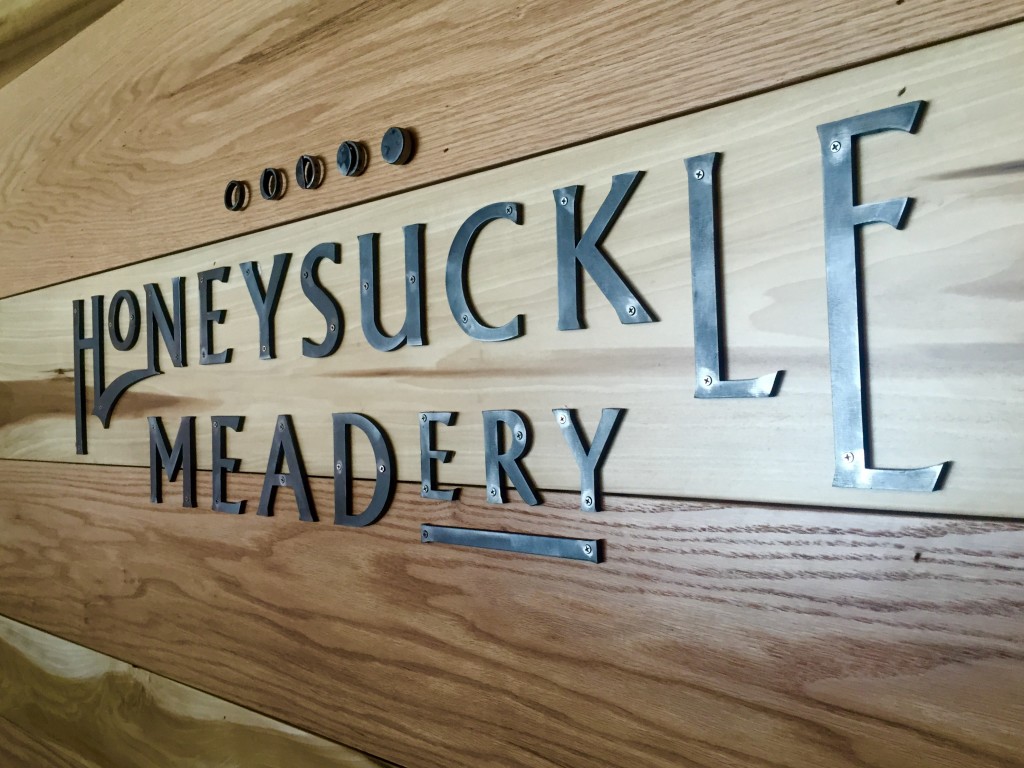 Honeysuckle Meadery Sign